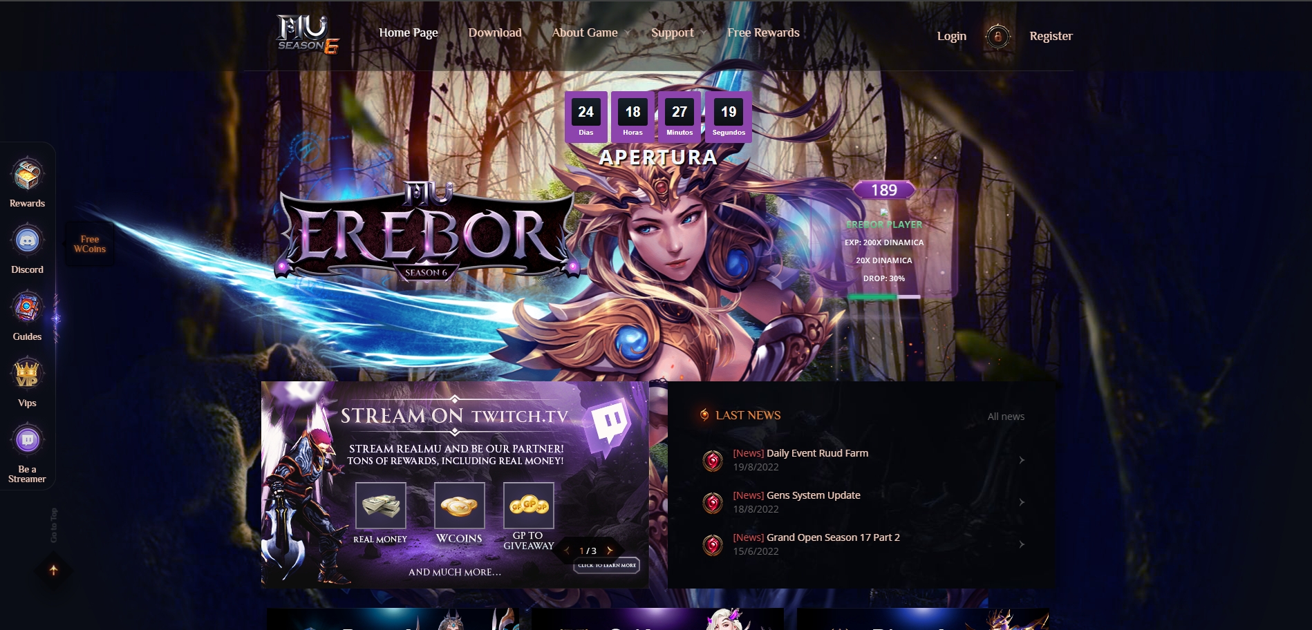 Template Astra Web engine